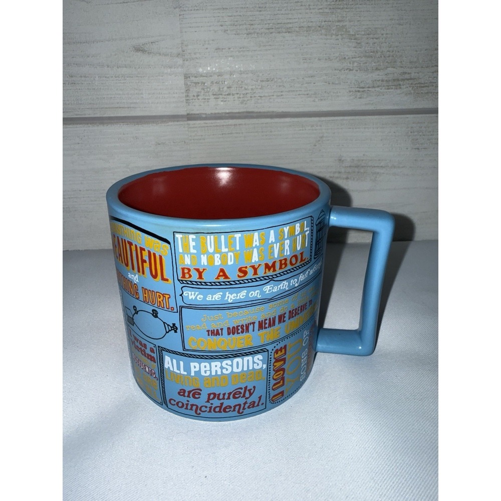Kurt Vonnegut Mug  cup The Unemployed Philosophers Guild (LL)